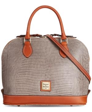 Dooney & Bourke Lizard-embossed Zip Zip Satchel, A Macy's Exclusive Style