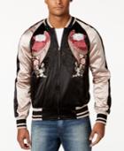 William Rast Men's Forge Embroidered Reversible Bomber Jacket