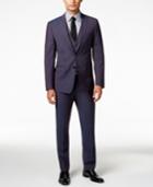 Calvin Klein X-fit Men's Purple Haze Extra Slim-fit Vested Suit