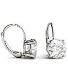Moissanite Leverback Earrings (3 Ct. T.w. Diamond Equivalent) In 14k White Or Yellow Gold