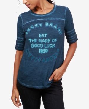 Lucky Brand Cotton Graphic-print T-shirt