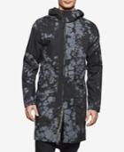 Calvin Klein Men's Slim-fit Splash-print Hooded Coat
