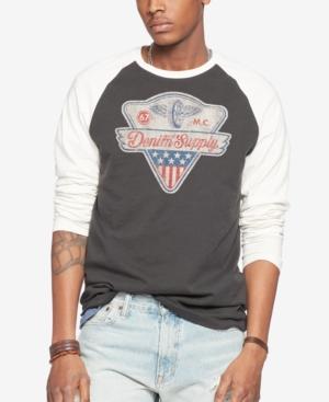 Denim & Supply Ralph Lauren Men's Graphic Baseball Shirt
