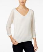 Armani Exchange V-neck Colorblocked Sweater, A Macy's Exclusive