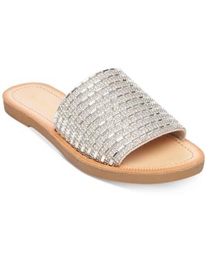 Madden Girl Luluu Embellished Slide Sandals