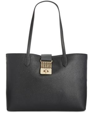 Tommy Hilfiger Lia Chain Saffiano Shopper Tote