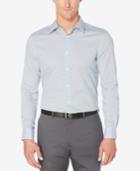 Perry Ellis Men's Non-iron Stretch Diamond-pattern Cotton Shirt