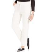 Karen Scott Petite Wide-leg French Terry Pants