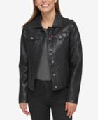 Levi's Buffed Cow Faux-leather Jacket