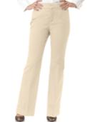 Jm Collection Petite Twill Straight-leg Trousers, Only At Macy's
