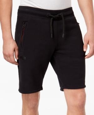 Superdry Men's Orange Label Urban Flash Slim-fit Logo-print Jogger Shorts