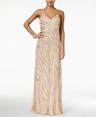 Jump Juniors' Open-back Beaded Gown