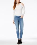 Dl 1961 Florence Frayed-hem Skinny Jeans