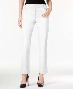 Karen Scott Petite Twill Chino Pants, Only At Macy's