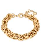 Charter Club Gold-tone Byzantine Link Bracelet, Created For Macy's