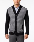 Alfani Men's Colorblocked Textured Cardigan, Only At Macy's