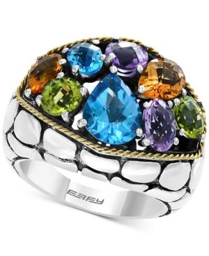 Balissima By Effy Multi-gemstone Ring (6-1/8 Ct. T.w.) In Sterling Silver & 18k Gold