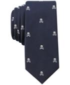 Bar Iii Men's Skull Skinny Tie, Only At Macy's