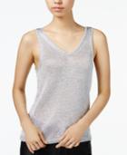 Bar Iii Metallic Sweater Tank Top, Only At Macy's