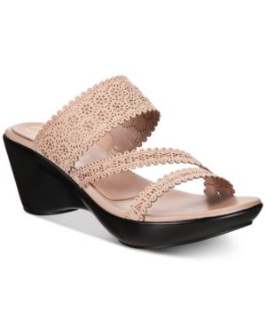 Callisto Tyler Embellished Slide Wedge Sandals, Created For Macy's Women's Shoes