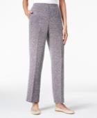 Alfred Dunner Herringbone Pull-on Pants