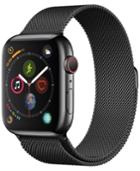 Apple Watch Series 4 Gps + Cellular, 44mm Space Black Stainless Steel Case With Space Black Milanese Loop