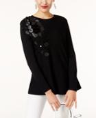 Alfani Embellished Sweater, Created For Macy's