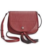Calvin Klein Tassel Detail Saddle Bag