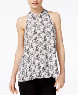 Bar Iii Tie-back Keyhole Top, Created For Macy's