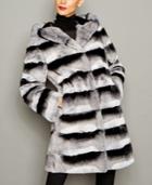 The Fur Vault Rex Rabbit Fur Coat