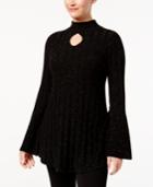 Style & Co Mock-neck Tunic Sweater, Created For Macy's