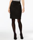 Alfani Zip-pocket Pencil Skirt, Only At Macy's