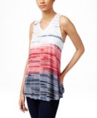 Style & Co. Sleeveless Printed Top, Only At Macy's