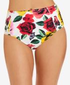 Vera Bradley Yes Way Rose Lilly Printed High-waist Bikini Bottoms Women's Swimsuit