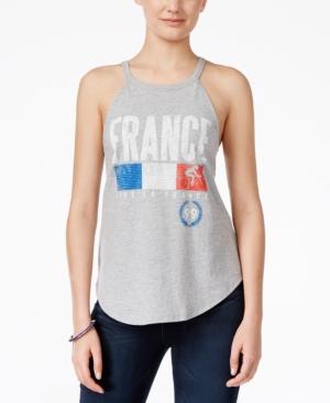 Hybrid Juniors' France Graphic High-neck Tank