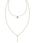 Inc International Concepts High-low Layered Pendant Necklace, Only At Macy's