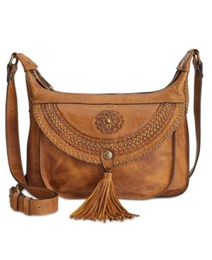 Patricia Nash Camila Distressed Leather Crossbody