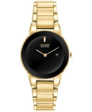 Citizen Women's Eco-drive Axiom Gold-tone Stainless Steel Bracelet Watch 30mm Ga1052-55e