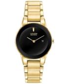 Citizen Women's Eco-drive Axiom Gold-tone Stainless Steel Bracelet Watch 30mm Ga1052-55e