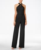 Bar Iii Sleeveless Twist-knot Jumpsuit, Created For Macy's