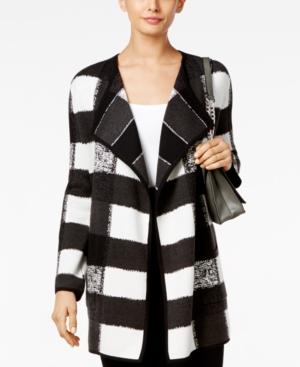 Alfani Patterned Open-front Cardigan, Only At Macy's