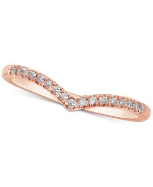 Diamond V Stackable Ring (1/10 Ct. T.w.)