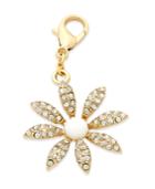 Thalia Sodi Gold-tone Pave Flower Clip-on Charm, Only At Macy's