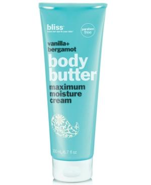 Bliss Vanilla + Bergamot Body Butter 6.7 Oz