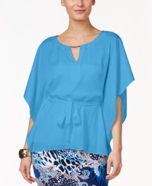 Thalia Sodi Belted Capelet Top, Only At Macy's
