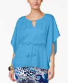Thalia Sodi Belted Capelet Top, Only At Macy's
