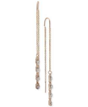 Ivanka Trump Gold-tone Crystal Threader Earrings
