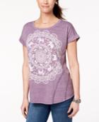 Style & Co Circular Graphic T-shirt, Created For Macy's