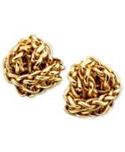 Lauren Ralph Lauren Gold-tone Woven Earrings