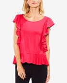 Vince Camuto Ruffle-trim Top